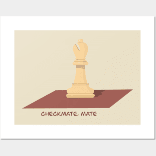 Checkmate, mate Posters and Art